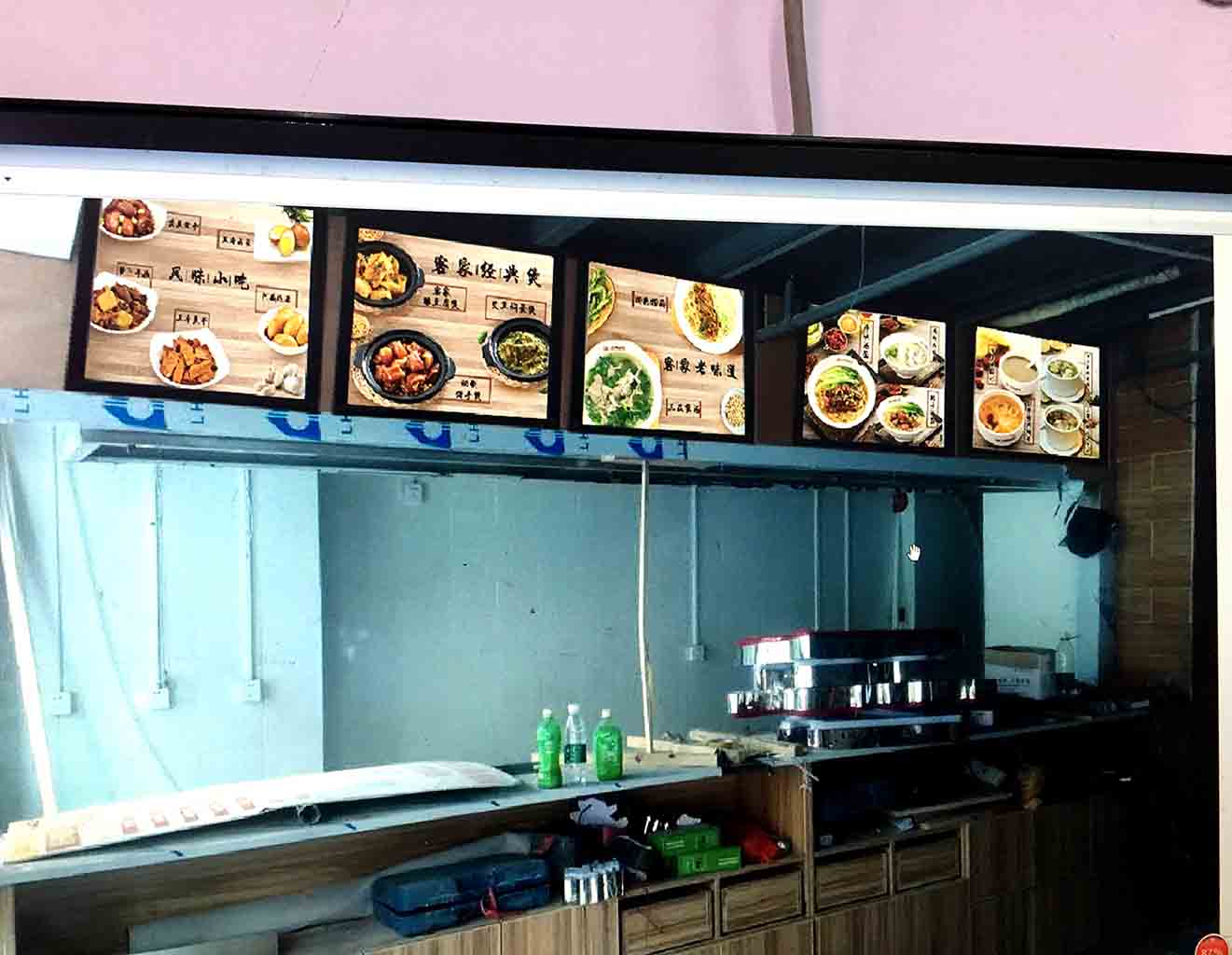 出餐口软膜灯箱